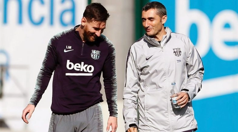Lionel Messi Thanks Sacked Barcelona Coach Ernesto Valverde in Instagram Post