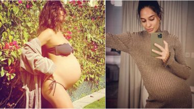 Lisa Haydon Flaunts Her Gorgeous Baby Bump in a Black Bikini and Says the Good News Could Be 'Any Day Now'! (View Pic)