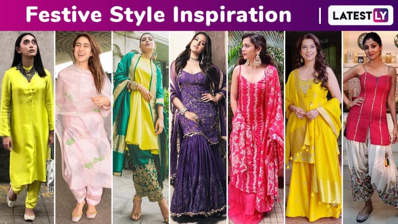 Lohri 2020 Fashion: From Sonakshi Sinha to Sara Ali Khan, Here Are Celebrity Endorsed Ways to Dress Up for the Harvest Festival!