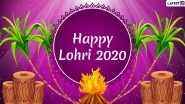 Happy Lohri 2020 Messages in Hindi: WhatsApp Stickers, HD Images, Hike GIF Greetings, SMS, Quotes and Wallpapers to Send Family & Friends