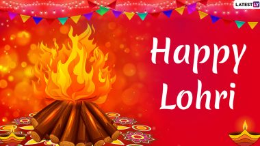 Lohri 2020 Wishes in Punjabi: WhatsApp Stickers, GIF Images, Lohri Wishes, Messages, SMS, Quotes & HD Wallpapers To Send on Punjabi Festival
