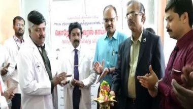 Coronavirus Ward Inaugurated in Madurai Government Hospital with Ribbon Cutting, Distribution of Chocolates