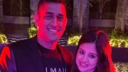 MS Dhoni&rsquo;s Wife Sakshi Pens Emotional Tribute to Husband After He Announces Retirement From International Cricket, Says &lsquo;I Am Proud of Your Accomplishments and the Person You Are!&rsquo; (See Post)