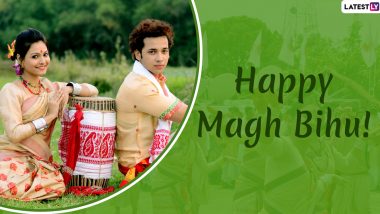 Magh Bihu 2020 Wishes & Greetings: WhatsApp Stickers, HD Images, Hike GIF Messages, SMS and Quotes to Wish on Bhogali Bihu