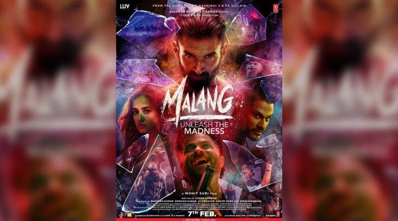 Malang New Poster Featuring Aditya Roy Kapur, Disha Patani, Anil Kapoor ...