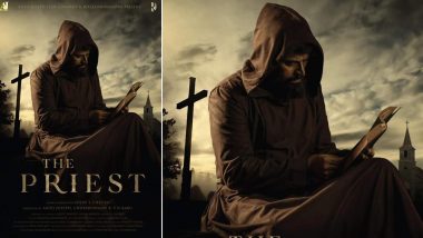 The Priest First Look: Superstar Mammootty’s Avatar in a Brown Cassock, Reading a Bible, Will Leave You Asking for More About This Flick (View Pic)