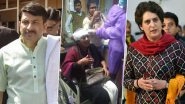 JNU Violence: Manoj Tiwari Slams Priyanka Gandhi for 'Meeting Only Left-Aligned Injured Students' at AIIMS, Alleges Congress Leader 'Asked Who is From Left and ABVP'