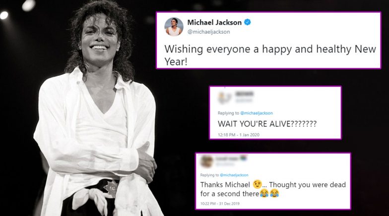Michael Jackson's Twitter Account Wishes Everyone Happy and Healthy New  Year, Twitterati Wonders If There's WiFi in Grave (Check Funny Responses) |  👍 LatestLY