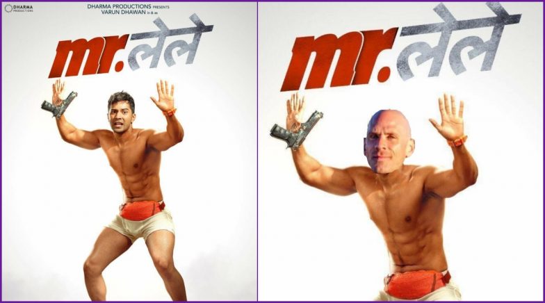 Xxx Of Indian Hero Varun Dhawan - Mr Lele Poster Funny Memes and Jokes Trend As Varun Dhawan's Stripping Act  Gets Compared to Porn Star Johnny Sins! | ðŸ‘ LatestLY