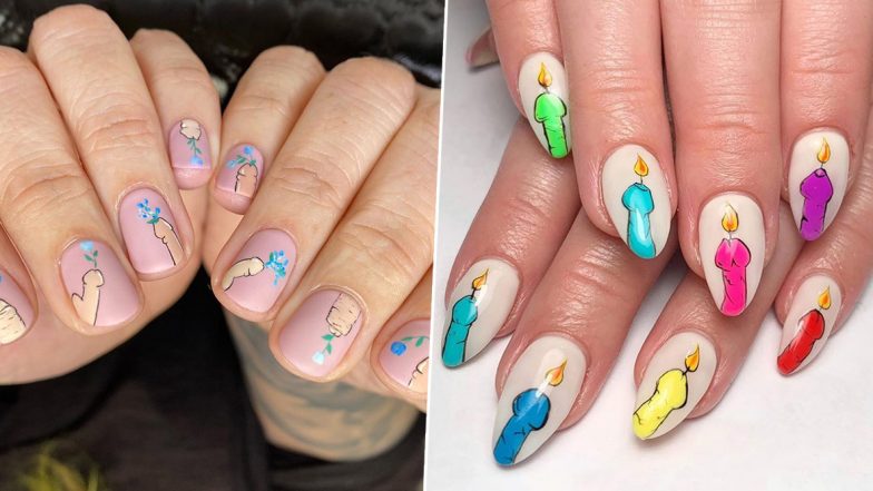 Penis-Themed Nail Art Are a Hit on Instagram! View Phallic-Inspired Manicures That Will Put Other Latest Nail Art Designs to Shame
