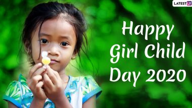 National Girl Child Day 2020 Images & HD Wallpapers for Free Download Online: Wish Happy Girl Child Day With WhatsApp Stickers and GIF Messages