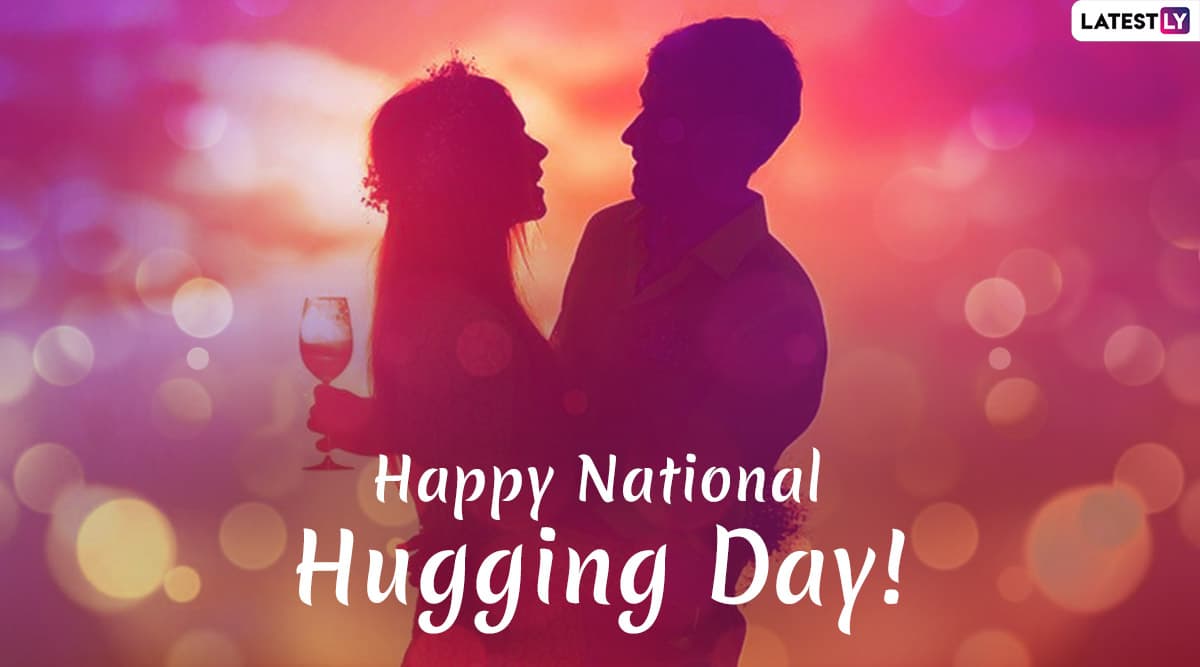 National Hugging Day 2020 Greetings WhatsApp Stickers, Facebook Status