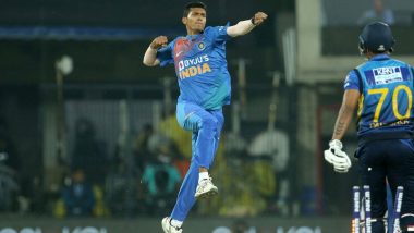 Navdeep Saini Sets Speed Gun on Fire During India vs Sri Lanka 2nd T20I 2020, Twitter Flooded With Praises for the Speedster