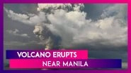 Taal Volcano Near Manila Spews Ash In To The Air, Philippines Warns Of Impending Eruption