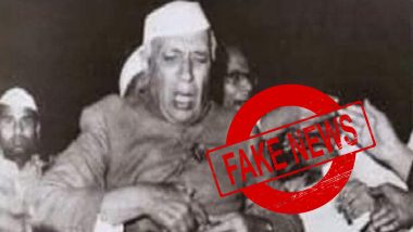 Was Jawaharlal Nehru Slapped by Swami Vidyanand Videh in 1962? Here's a Fact-Check as Image With Fake Claims Goes Viral