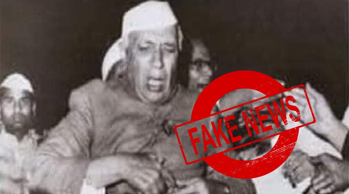 Was Jawaharlal Nehru Slapped by Swami Vidyanand Videh in 1962? Here's a Fact-Check as Image With Fake Claims Goes Viral Was Jawaharlal Nehru Slapped by Swami Vidyanand Videh in 1962? Here's a Fact-Check as Image With Fake Claims Goes Viral