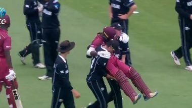 New Zealand U19 Players Show Spirit of Cricket, Carry Injured West Indies Batsman off the Field During WI vs NZ ICC U19 CWC 2020 Quarter-Final