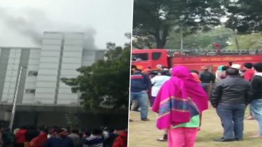 Noida Fire: Blaze Engulfs ESI Hospital, Patients Evacuated, Fire Fighting Operations Underway