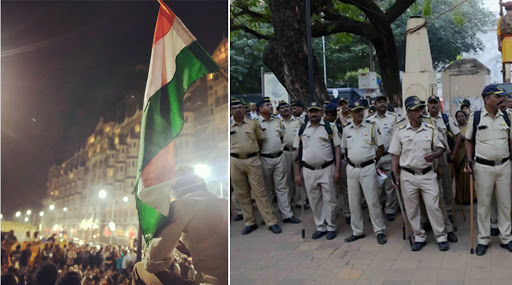 Mumbai Police Issues Statement, Says 'Protesters Were Relocated From Gateway of India to Azad Maidan in Peaceful And Professional Manner'