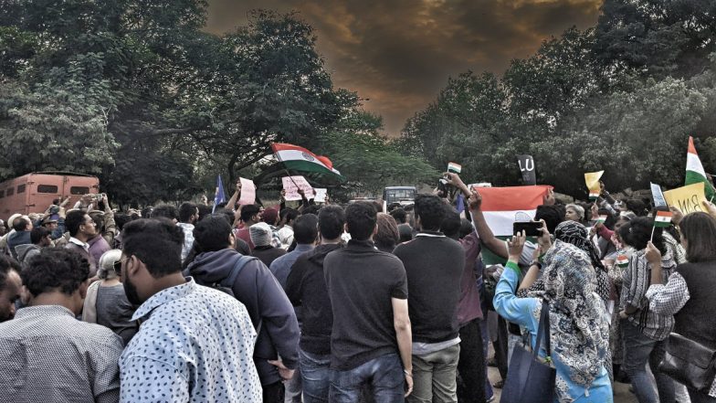 Hyderabad: Osmania University Students Hold Protest Against JNU Violence