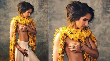 Padma Lakshmi Goes Topless For Vogue India Magazine Shoot and The BTS Picture is Damn HOT!