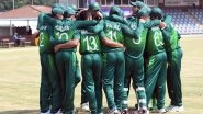 Pakistan U19 vs Zimbabwe U19 Live Streaming Online of ICC Under-19 Cricket World Cup 2020: How to Watch Free Live Telecast of PAK-U19 vs ZIM-U19 CWC Match on TV