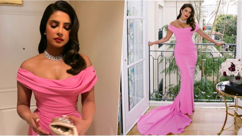 Priyanka Chopra Jonas’ Golden Globes 2020 Style File: Want to Sport Some Hot Pink? Learn It From Our Desi Girl (View Pics)