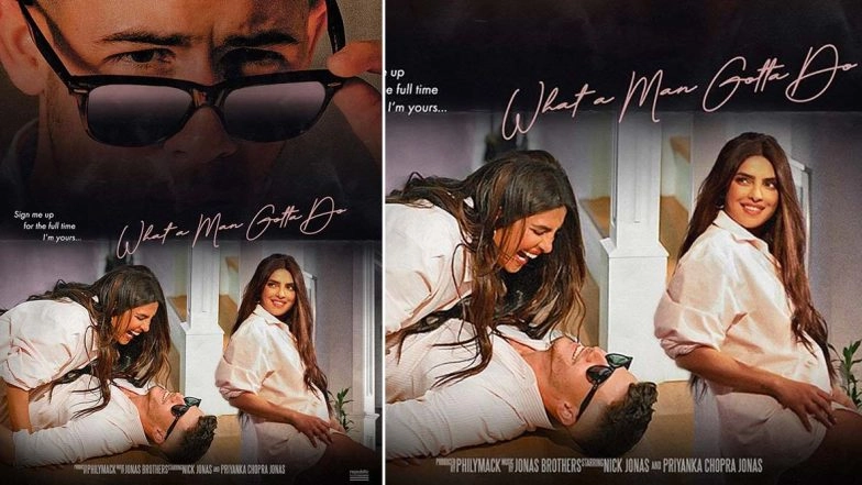 What a Man Gotta Do Music Video Poster: Priyanka Chopra and Nick Jonas Be Goofy In Love!