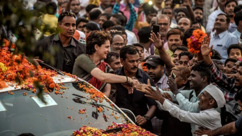 Priyanka Gandhi 48th Birthday: Gandhi Scion Who Resembles Late PM Indira Gandhi Gets Wished by Scores on Twitter, See Wishes From Top Congress Leaders