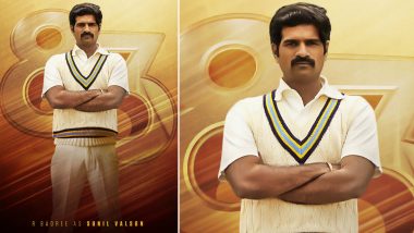 83 The Film: R Badree to Play the Role of Former Cricketer Sunil Valson in the Kabir Khan Directorial