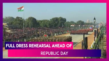 Full Dress Rehearsal At Rajpath Ahead Of Republic Day On January 26