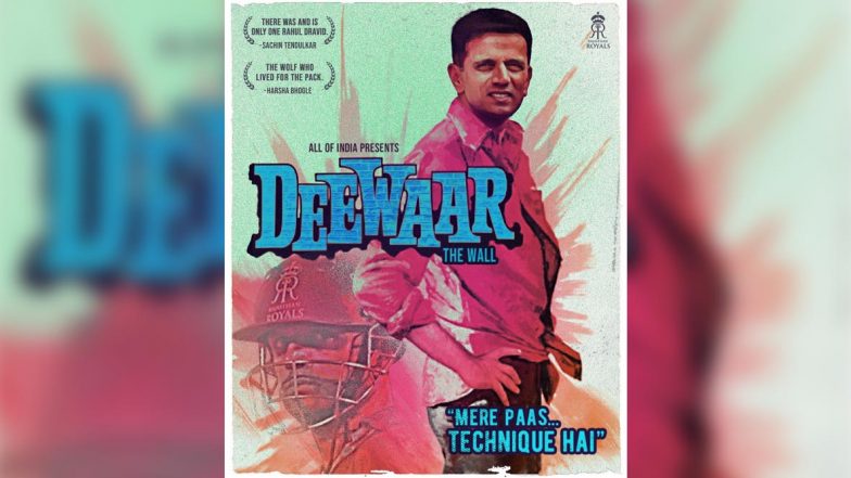 Rahul Dravid Turns 47: Rajasthan Royals Wishes ‘The Wall’ With a Rendition Banner of Famous Amitabh Bachchan Movie Deewar and It Is Just WOW! View Pic