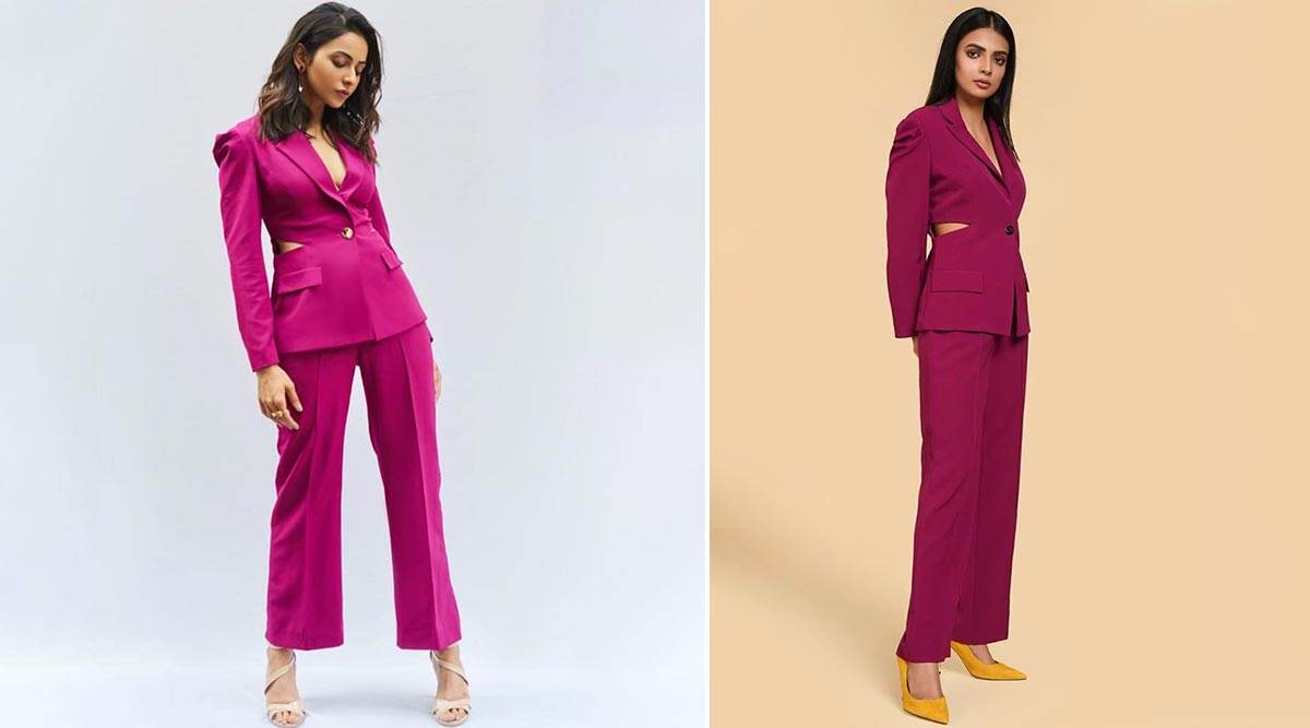 Rakul Preet Singh in Deepika Nagpal pantsuit for an interview (3)
