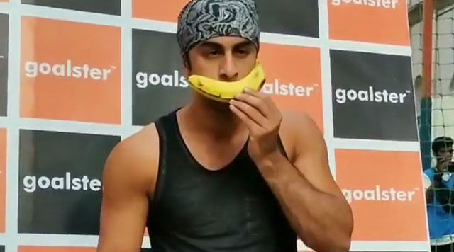 Ranbir Kapoor Strikes a Pose with Banana; Picture Goes Viral