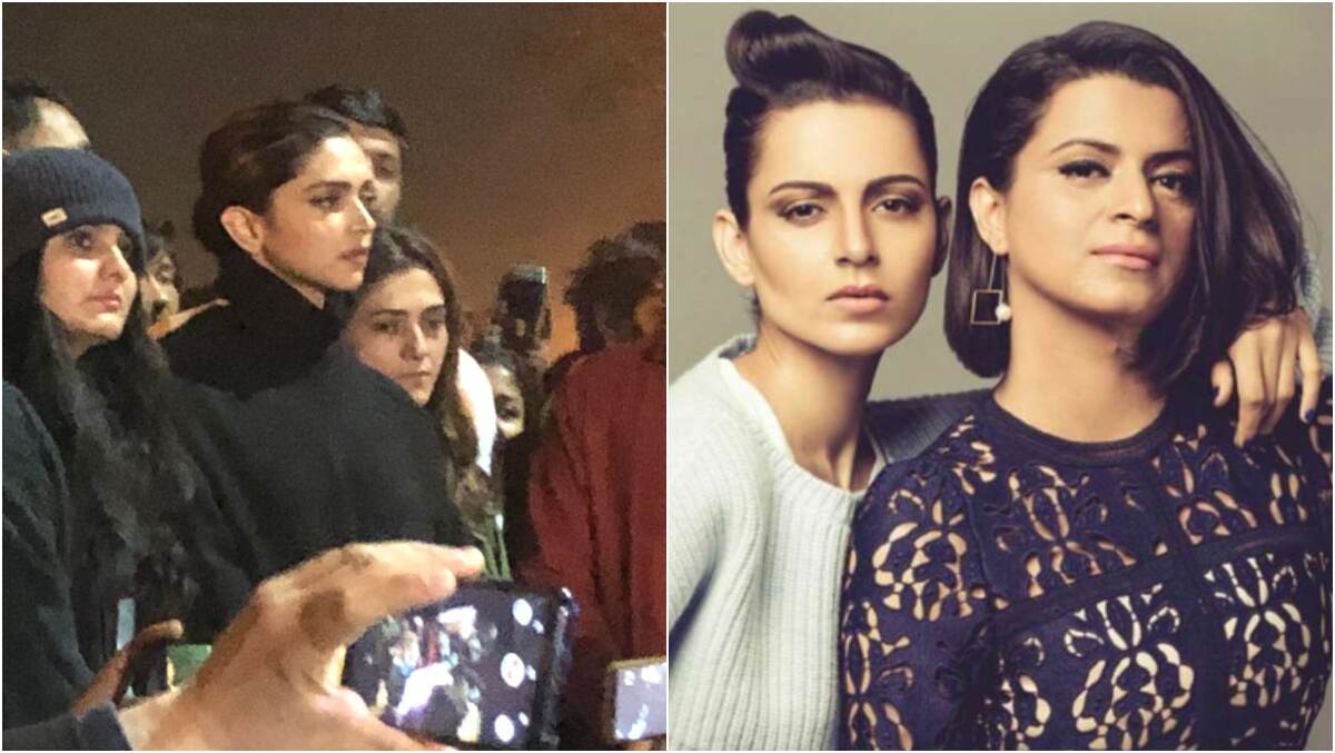 Kangana Ranaut's Sister Rangoli Chandel Calls Deepika Padukone's JNU Visit a PR Activity - Read Tweets Kangana Ranaut's Sister Rangoli Chandel Calls Deepika Padukone's JNU Visit a PR Activity - Read Tweets