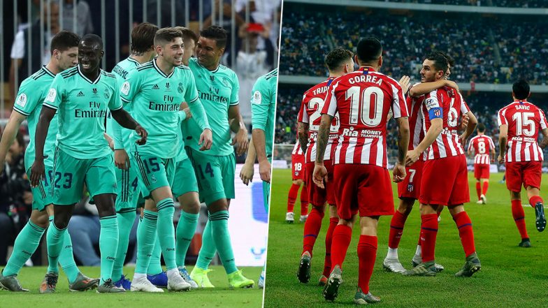 Real Madrid vs Atletico Madrid, La Liga 2019-20 Free Live Streaming Online & Match Time in IST: How to Get Live Telecast on TV & Football Score Updates in India?