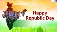 Happy Republic Day 2020 Greetings & Images: WhatsApp Stickers, GIF Image Messages, Patriotic Quotes And SMS to Send on January 26