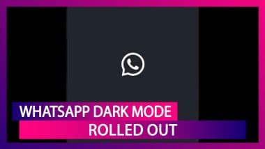 WhatsApp Dark Mode Rolled Out For Android Beta Users; Here’s How To Activate It