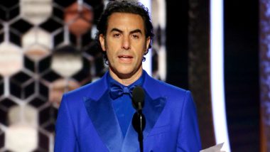 Sacha Baron Cohen Takes a Dig at Facebook Creator Mark Zuckerberg for Spreading 'Nazi Propaganda' With a Powerful Statement at Golden Globes 2020 (Watch Video)