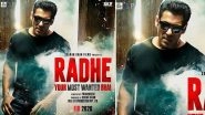 Radhe: Yash Raj Films Confirm 2020 Eid Release Date of Salman Khan's Cop Film