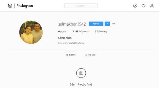 Salman Khan's Mother Salma Khan And Helen Join Instagram With No Posts ...