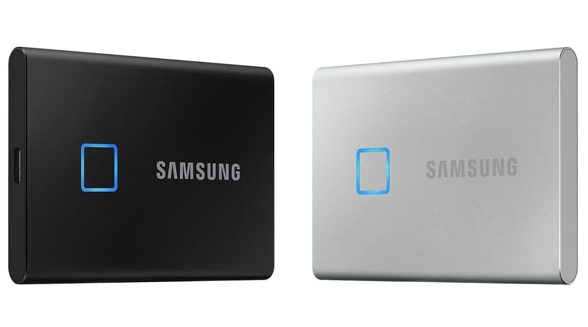 Samsung Portable SSD T7 With Fingerprint Scanner Unveiled At CES 2020 Samsung Portable SSD T7 With Fingerprint Scanner Unveiled At CES 2020