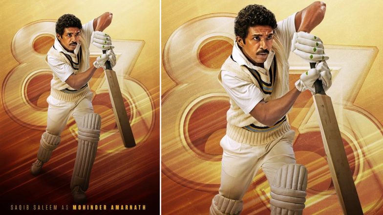 83 The Film: Saqib Saleem Nails The Character Look of Comeback King Mohinder Amarnath (View Pic)