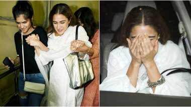 Sara Ali Khan Left Startled as She Gets Mobbed by Fans and Paparazzi at Tanhaji: The Unsung Warrior Screening (Watch Video)