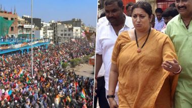 Smriti Irani Plays 'Sanskar' Card to End Shaheen Bagh Protests, Says a 'Hindustani Can Never Think of Dividing The Nation'