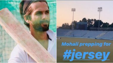 Shahid Kapoor Begins Shooting for Jersey at Mohali, Shares a Glimpse from the Sets on His Instagram Story (See Pic)