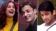 Bigg Boss 13: Shehnaaz Gill Kisses Asim Riaz to Make Sidharth Shukla Jealous, and It&rsquo;s the Cutest Thing Ever (Watch Video)