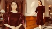 Shraddha Kapoor Looks Like a Velveteen Dream in Burgundy Dress for Street Dancer 3D Promotions!