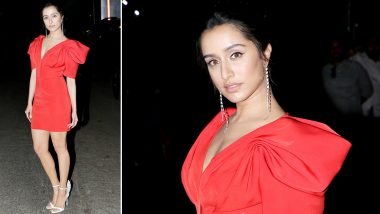 Shraddha Kapoor Gives You a Splendid Party Vibe to Steal With a Little Red Dress!