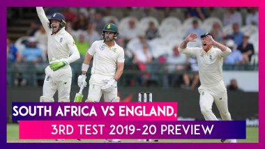 SA Vs ENG, 3rd Test 2019-20 Preview: Teams Look to Double Their Lead